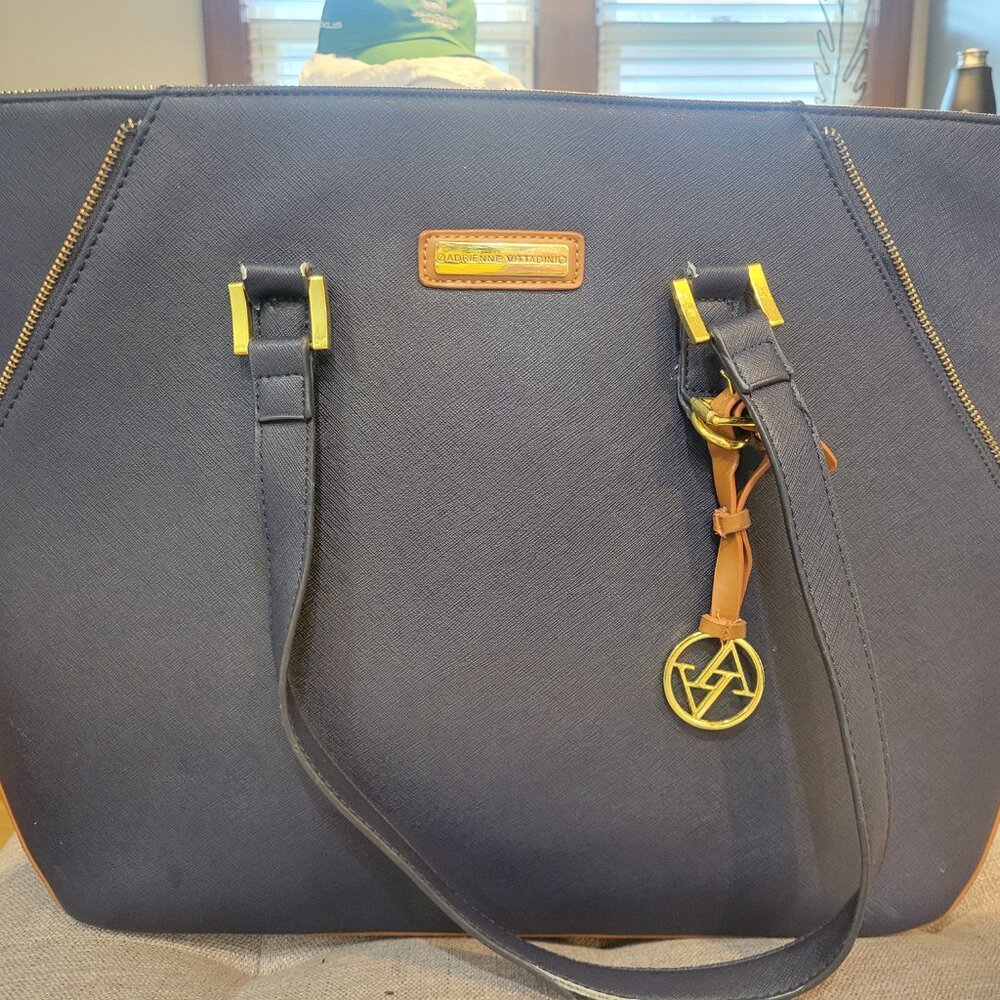 Adrienne Vittadini Leather Tote